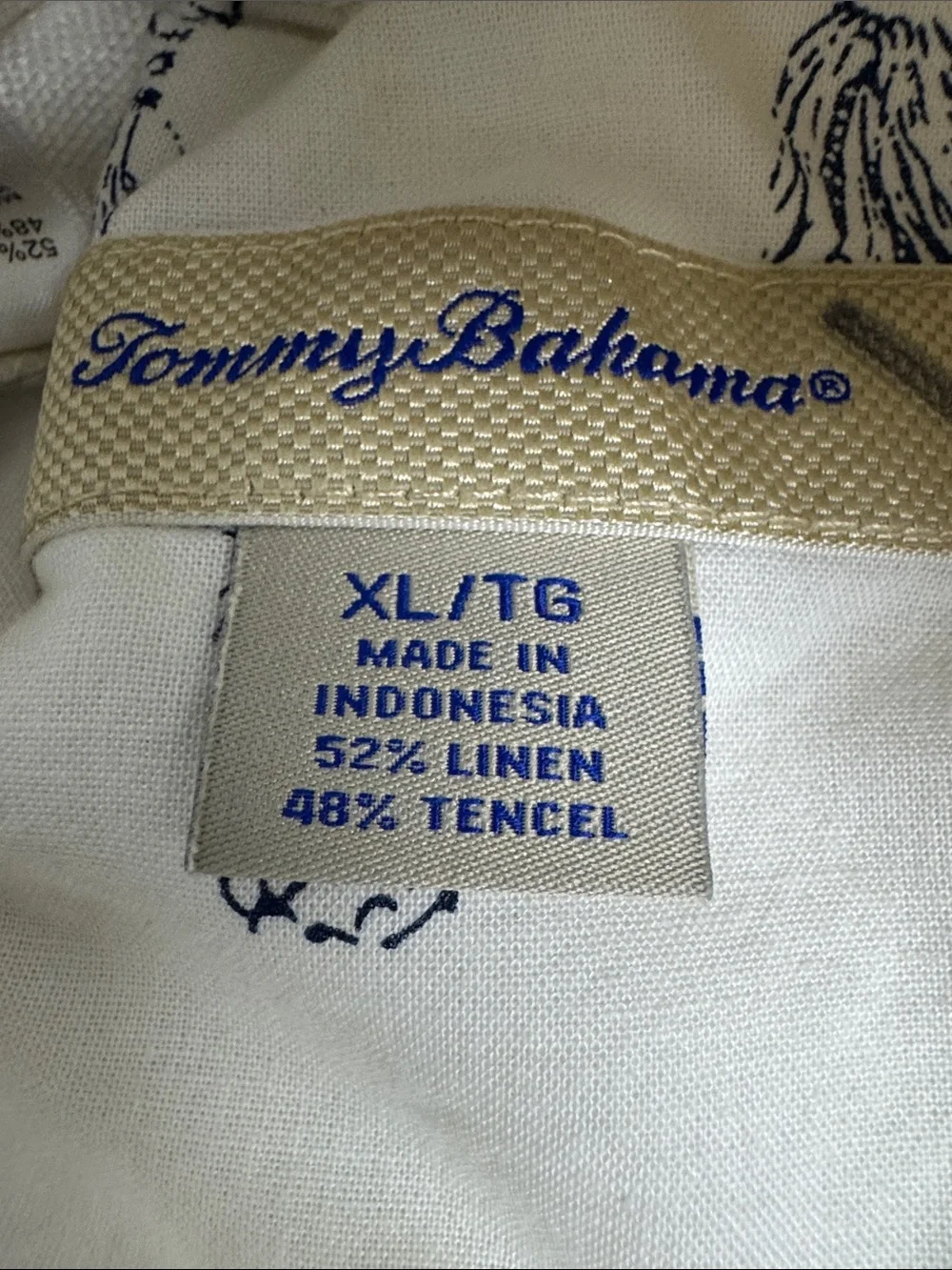 Tommy Bahama Cream Straight-Leg Chinos